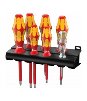 WERA 160 i/7 RACK 7 шт. (набір викруток діелектричних)