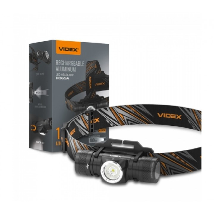 Налобний ліхтарик VIDEX VLF-H065A 1200Lm 5000K