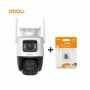 Wi-Fi відеокамера IMOU Cruiser Dual 8MP IPC-S7XP-8M0WED-0360B + microSD 128Gb