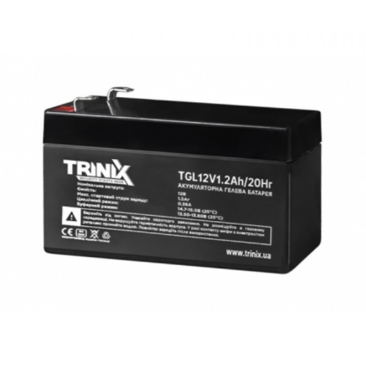 Акумуляторна батарея Trinix TGL 12V 1.2Ah 20Hr GEL