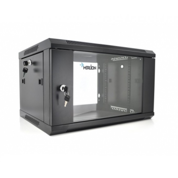 Шафа телекомунікаційна 6U 600x600x367 чорна