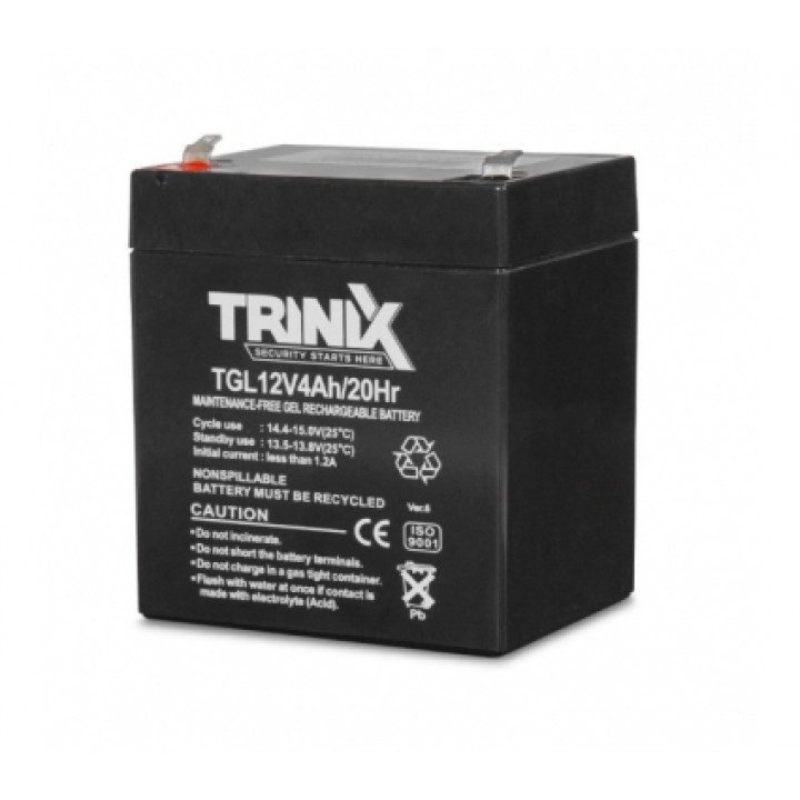 Акумуляторна батарея Trinix TGL 12V 4Ah 20Hr GEL