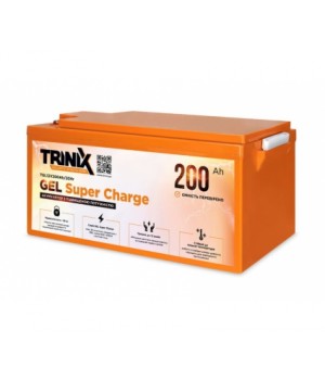 Гелева акумуляторна батарея Trinix TGL 12V 200AH Super Charge