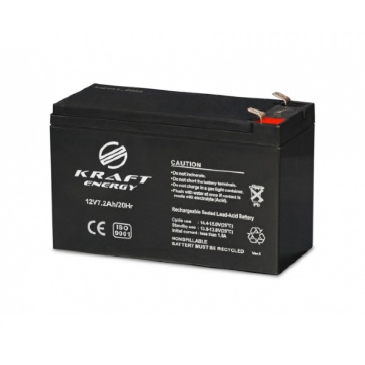 Акумуляторна батарея Kraft Energy 12V 7.2 Ah