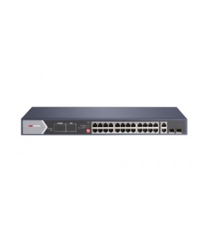 24-портовый некерований Hikvision DS-3E0528HP-E