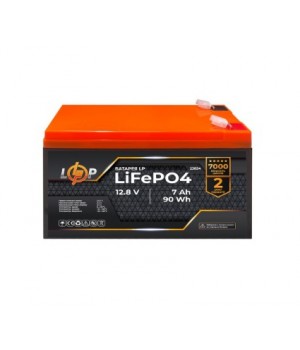 Акумулятор LogicPower LiFePО4 12,8V - 7Ah (90Wh)