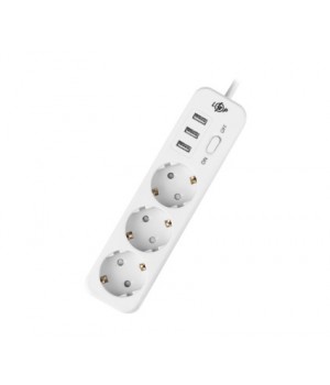 Мережевий фільтр Premium LogicPower LP-X2 2м white