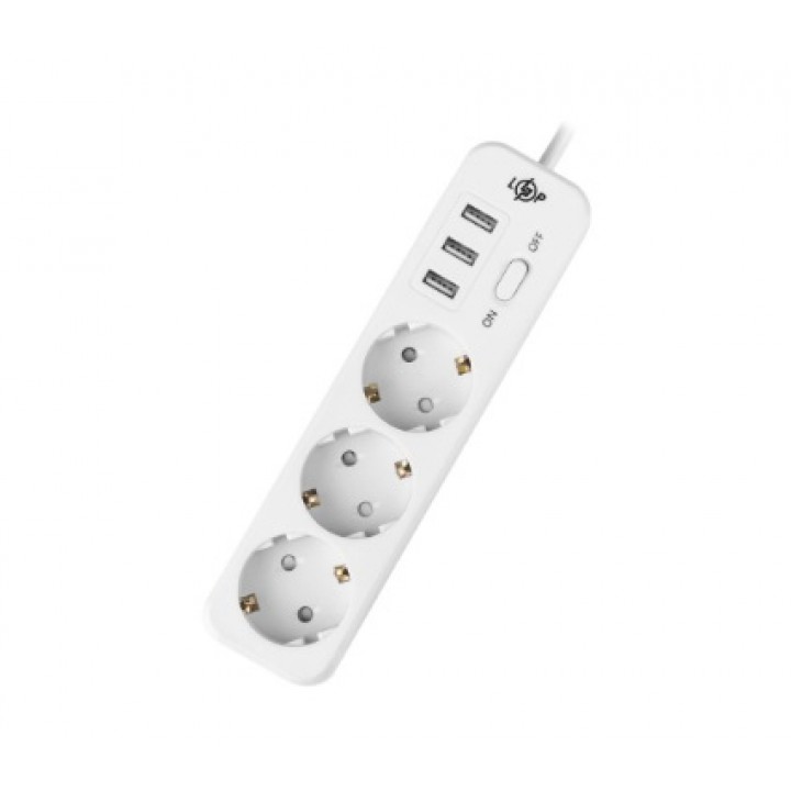Мережевий фільтр Premium LogicPower LP-X2 2м white