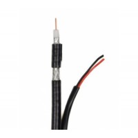 Кабель коаксіальний Atis RG690-CU+2*0,75 PE