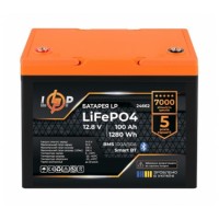 LiFePO4 акумуляторна батарея LogicPower 12.8V 100 Ah (BMS 100A/50A)