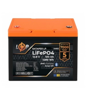 LiFePO4 акумуляторна батарея LogicPower 12.8V 100 Ah (BMS 100A/50A)