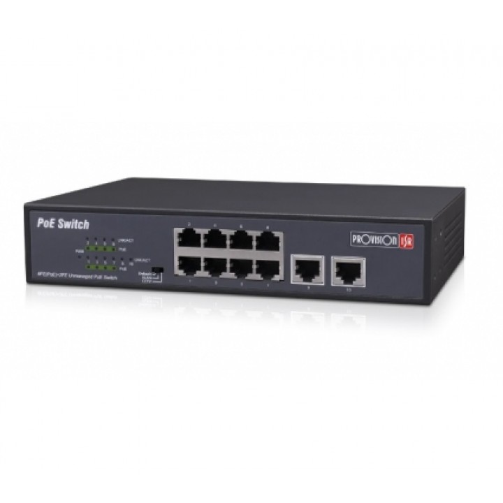 10-портовий PoE комутатор Provision-ISR POES-08120C+2I-V2