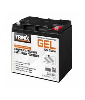 Акумуляторна батарея гелева Trinix TGL 12V 26AH