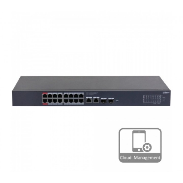 16-портовий гігабітний керований з PoE DH-CS4220-16GT-190