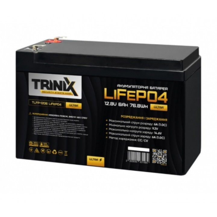 LiFePО4 акумуляторна батарея Trinix TLFP-1206 Ultra
