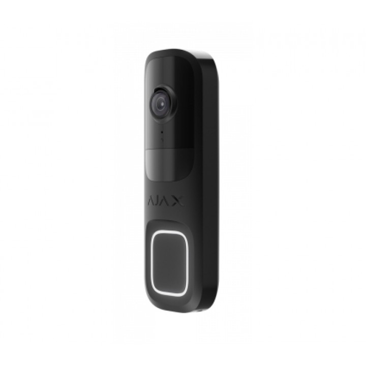 Відеодзвінок із вбудованим ШІ Ajax DoorBell black