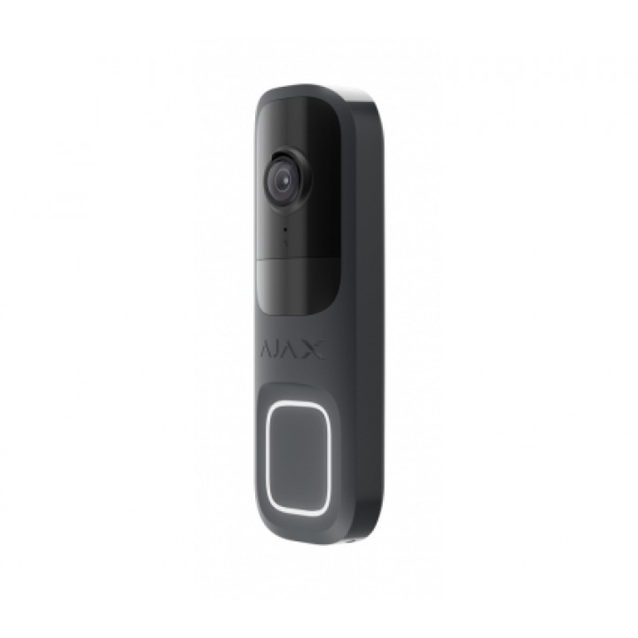 Відеодзвінок із вбудованим ШІ Ajax DoorBell graphite