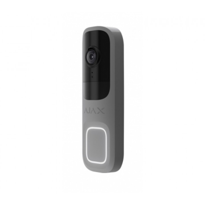 Відеодзвінок із вбудованим ШІ Ajax DoorBell gray