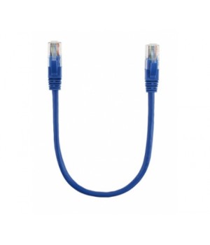 Патч-корд литий UTP Cu RJ45 0,25м синій