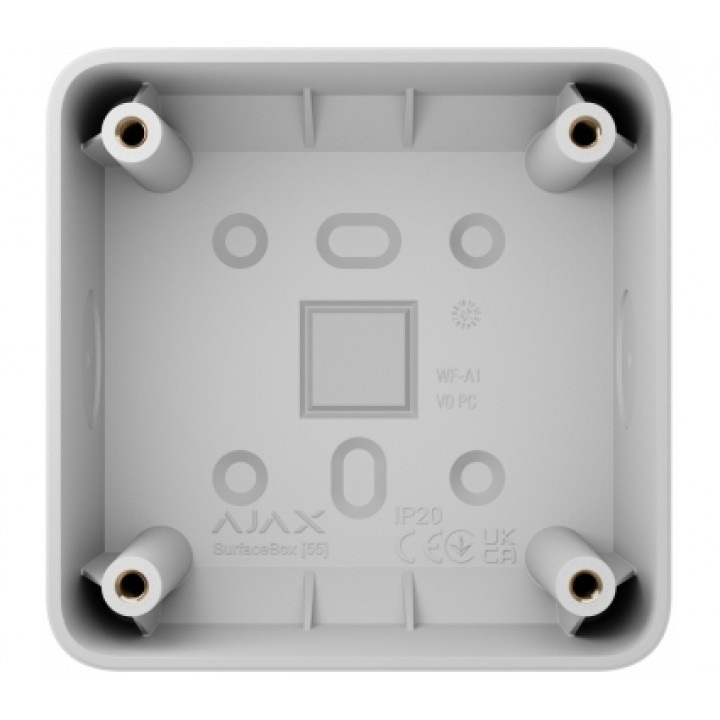 Монтажна коробка Ajax SurfaceMounting box [55] white