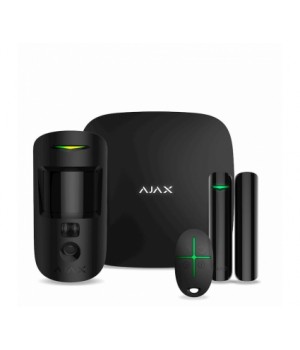 Комплект сигналізації Ajax StarterKit Cam HDR чорний