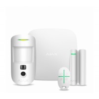 Комплект сигналізації Ajax StarterKit Cam HDR білий