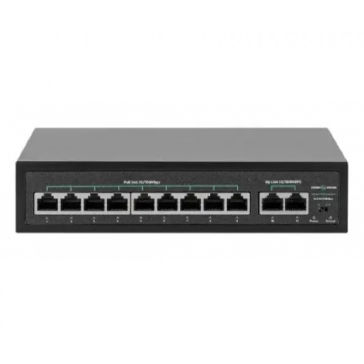 PoE комутатор GreenVision GV-016-D-09+2P