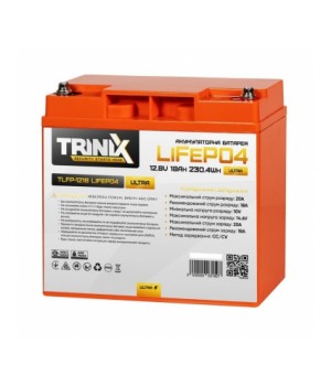 LiFePО4 акумуляторна батарея Trinix TLFP-1218 Ultra