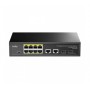 PoE-комутатор 12-портовий некерований Cudy GS1010PS2 гігабітний з 8 портами PoE+, 120W