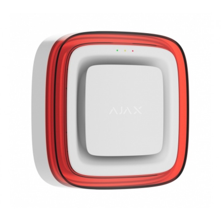 Бездротовий світлозвуковий оповіщувач Ajax FireProtect (Sounder/VAD) EN54 Jeweller