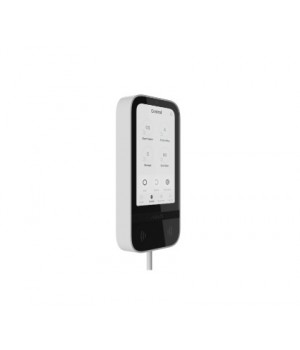 Дротова клавіатура Ajax KeyPad TouchScreen Fibra біла