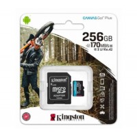 Карта пам'яти Kingston microSDXC Kingston Canvas Go! Plus 256GB Class 10 UHS-I/U3 + SD-adapter (SDCG4/256GB)