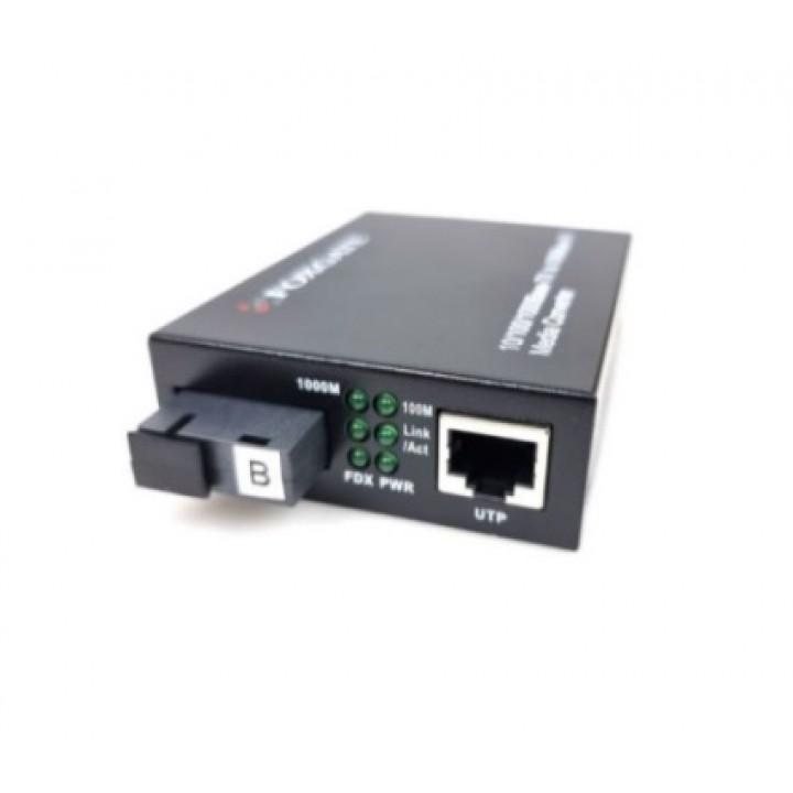 Медіаконвертер FoxGate EC-Q-1G-1SM-1550nm, SC, 20km