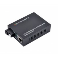 Медіаконвертер FoxGate EC-Q-1G-1SM-1310nm, SC, 20km