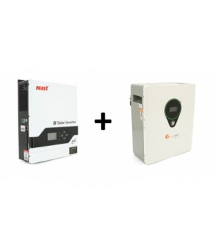 Комплект енергонезалежності 3.2кВт MUSTPV18-3224PRO + FelicityESS LiFePO4 LPBF24100-M 2.4KVA