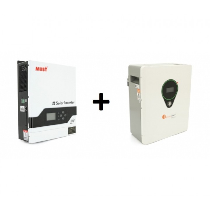 Комплект енергонезалежності 3.2кВт MUSTPV18-3224PRO + FelicityESS LiFePO4 LPBF24100-M 2.4KVA