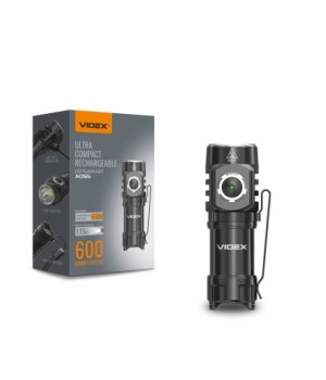 Портативний світлодіодний ліхтарик VIDEX VLF-A055 600Lm 5700K
