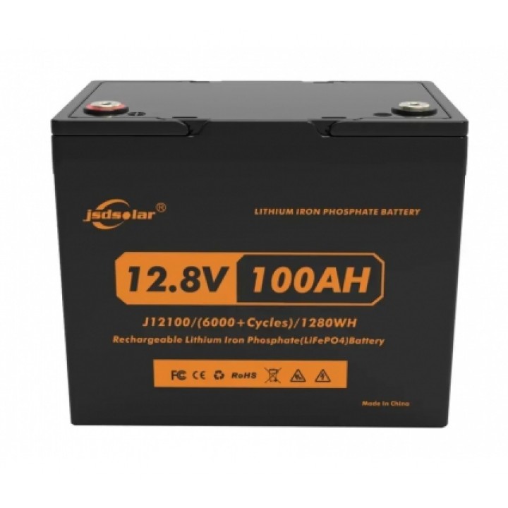 Літій-залізо-фосфатна батарея JSD Solar J12100 (12.8V 100Аh)
