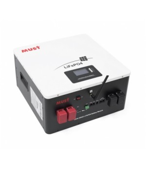 Літій-залізо-фосфатна батарея MUST LP16-24200 (25.6V 200Ah) 5.12kWh