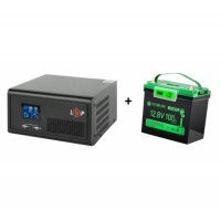 1кВт комплект енергонезалежності LogicPower LPE-B-PSW-1500VA + HYSINCERE 12.8V 100Аh LiFePO4