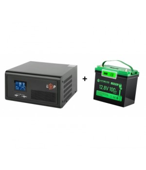 1кВт комплект енергонезалежності LogicPower LPE-B-PSW-1500VA + HYSINCERE 12.8V 100Аh LiFePO4