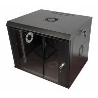 Шафа настінна 9U 600x600x637 чорна