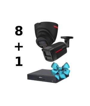 Комплект Dahua WIZCOLOR KIT 8+1 (black)