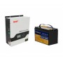 1кВт комплект живлення Must PV18-1012 VMPK + LiFePO4 АКБ SHMAG 12.8V 100Аh