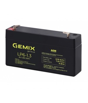 Акумуляторна батарея Gemix 6V 1.3Ah