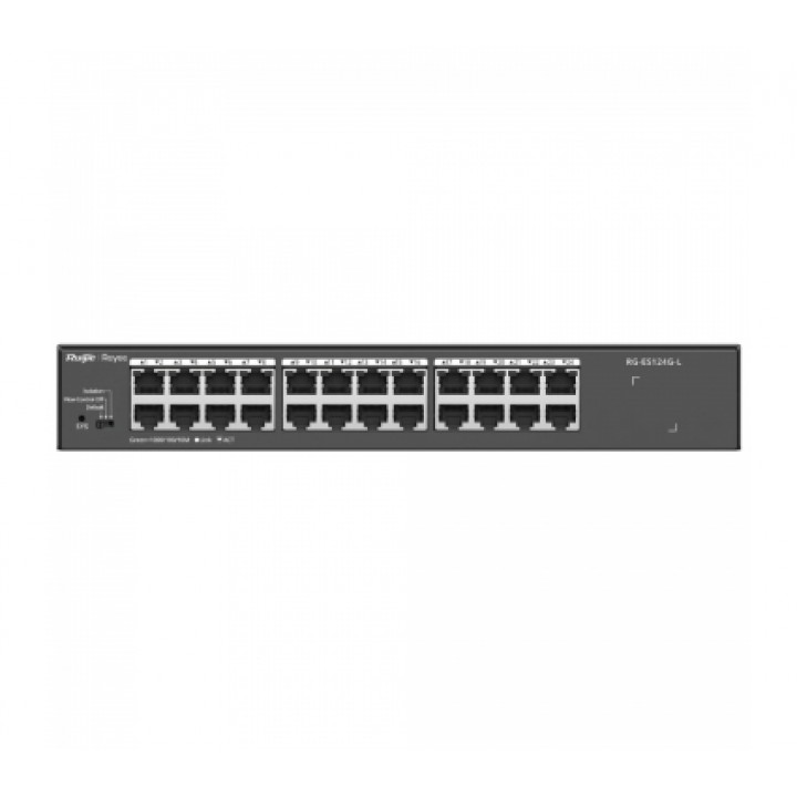 Комутатор 24 порти некерований Ruijie Reyee RG-ES124G-L