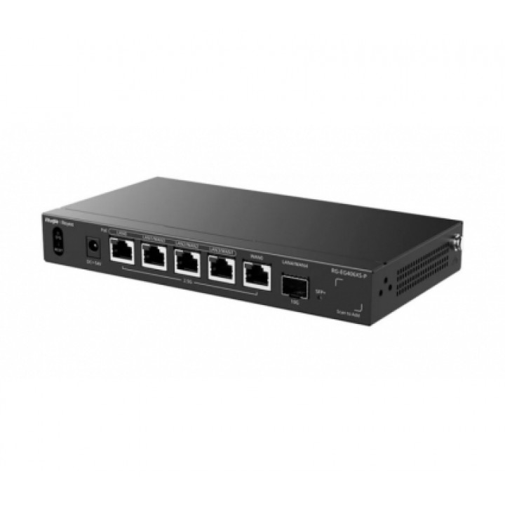 PoE маршрутизатор Ruijie Reyee RG-EG406XS-P з хмарним керуванням
