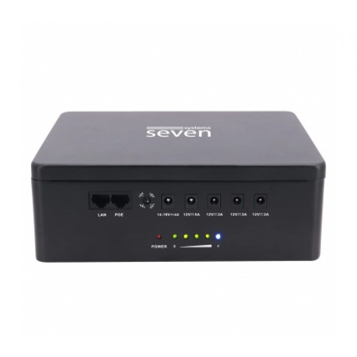 ДБЖ SEVEN UPS-7960 black 60W LiFePO4 з регулюванням вихідної напруги