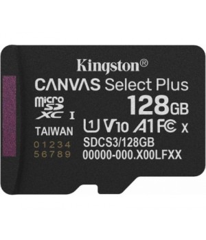 Карта пам'яті Kingston MicroSDXC CANVAS SELECT PLUS (SDCS3/128GBSP)