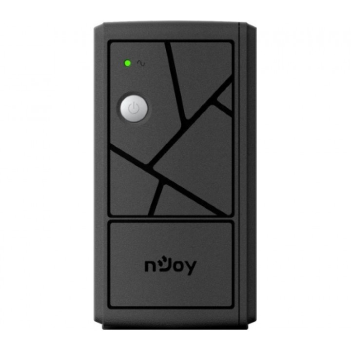 Джерело безперебійного живлення NJOY Keen 600 (UPLI-LI060KE-CG01B) Lin.int.,AVR, 2 x евро, пластик